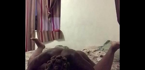  Fucking my Brother babymama fat sister her pussy was so wet had to bust a load in her